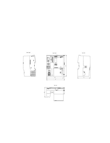 SIEMENS SIMATIC S7-1500 CPU 1512SP F-1 PN - 6ES7512-1SM03-0AB0