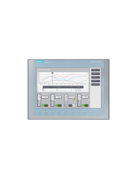 12-Zoll-HMI-Panel SIEMENS SIMATIC KTP1200 BASIC COLOR, Art.-Nr. 6AV2123-2MB03-0AX0