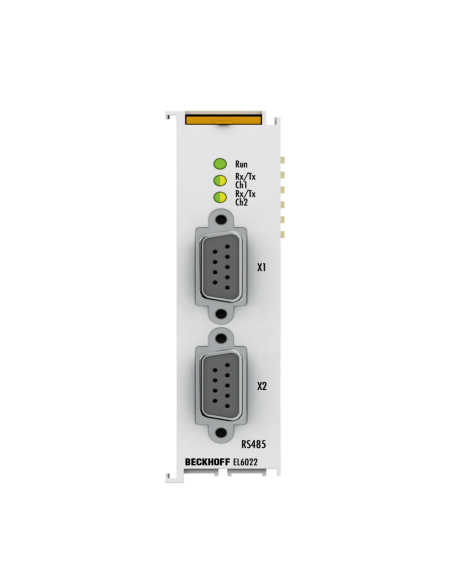 2-KANAŁOWY TERMINAL BECKHOFF EtherCAT RS422/RS485 D-sub 9-PIN - EL6022