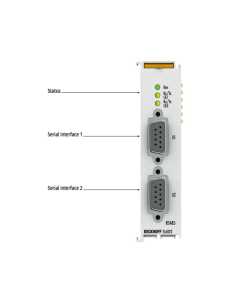2-KANAŁOWY TERMINAL BECKHOFF EtherCAT RS422/RS485 D-sub 9-PIN - EL6022 2