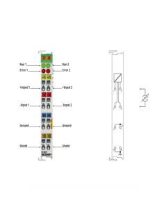 KL3022 - Terminal 2x 4–20 mA 12 bit Beckhoff K-Bus 2