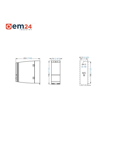 SIEMENS WECHSELRICHTER SINAMICS G120C 3KW - 6SL3210-1KE17-5AF1