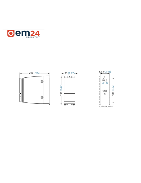 SIEMENS WECHSELRICHTER SINAMICS G120C 5.5KW - 6SL3210-1KE21-3AF1