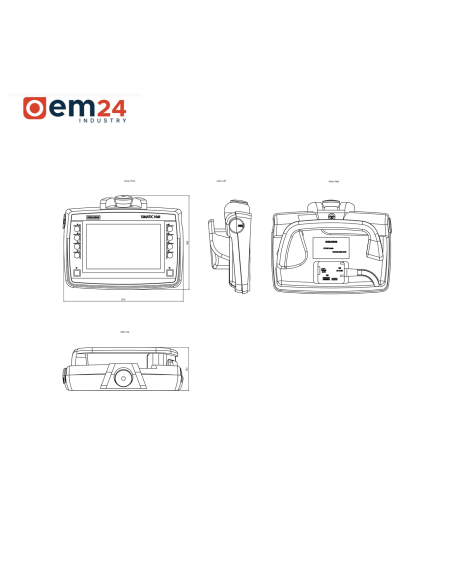 SIEMENS MOBILE TAFEL SIMATIC KTP700F 7" - 6AV2125-2GB23-0AX0