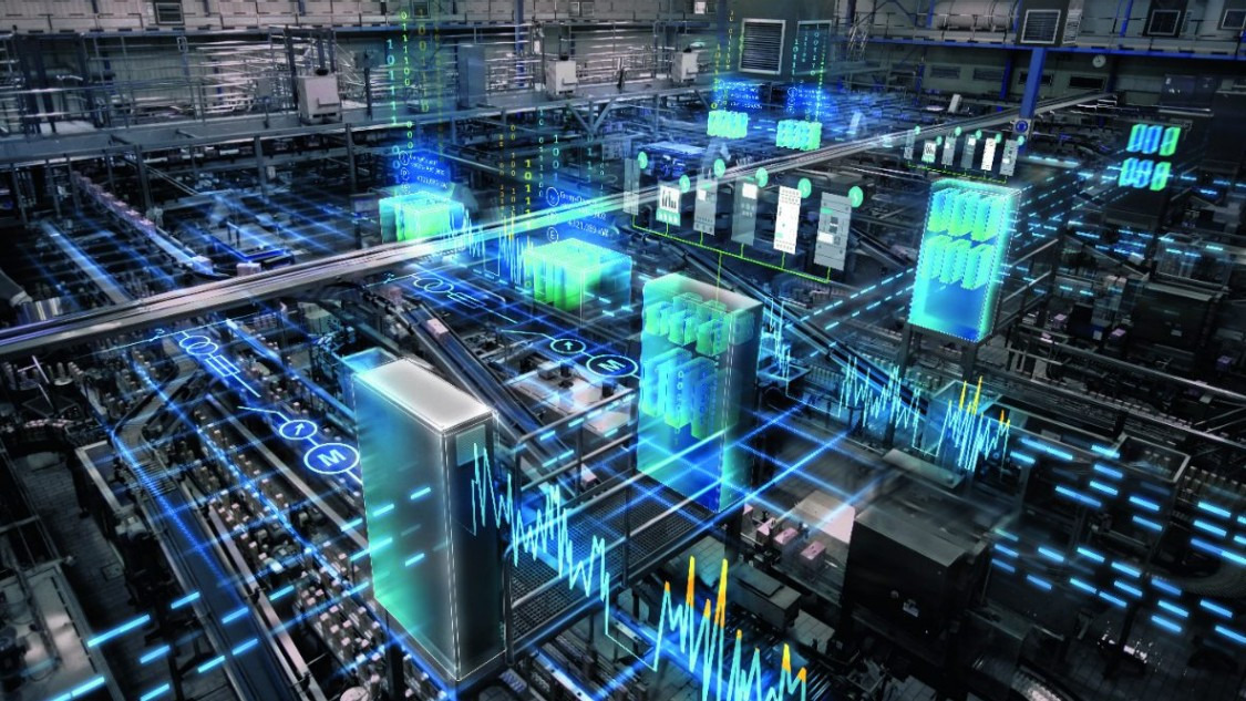 Schaltschränke in automatischen Systemen.